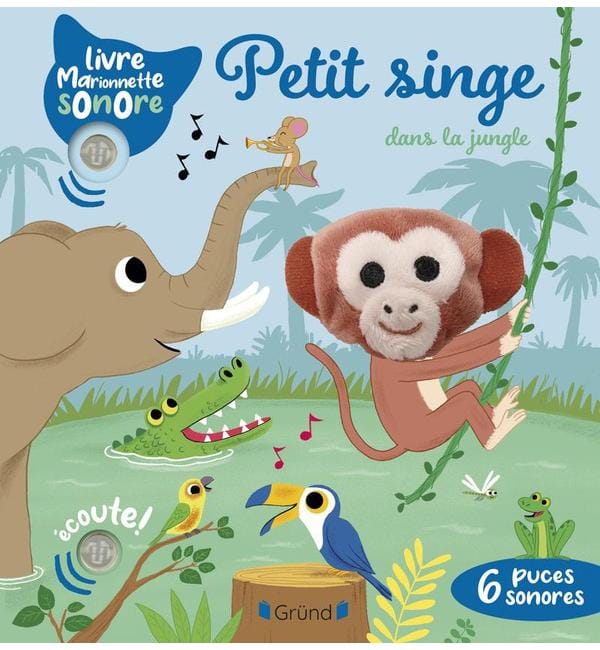 Petit singe dans la jungle