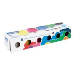 Boîte 6 pots 25 ml de gouache de couleur
