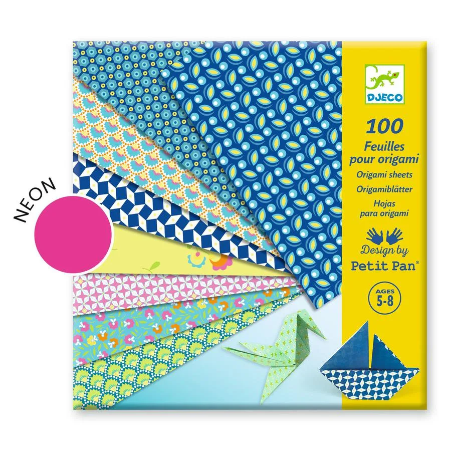 100 feuilles pour origami Natsu