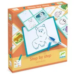 Apprendre à dessiner Step by step Lama & Co