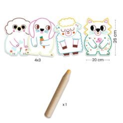 Coloriages à révéler Animaux familiers – Image 3
