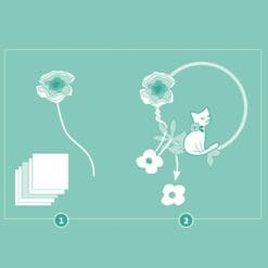 Couronne décorative à créer Dalia - Do It Yourself – Image 3