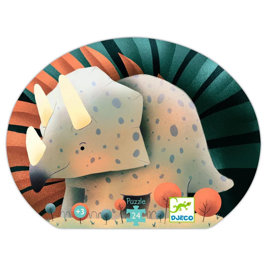 Puzzle silhouette Téo le dino - 24 pièces – Image 2