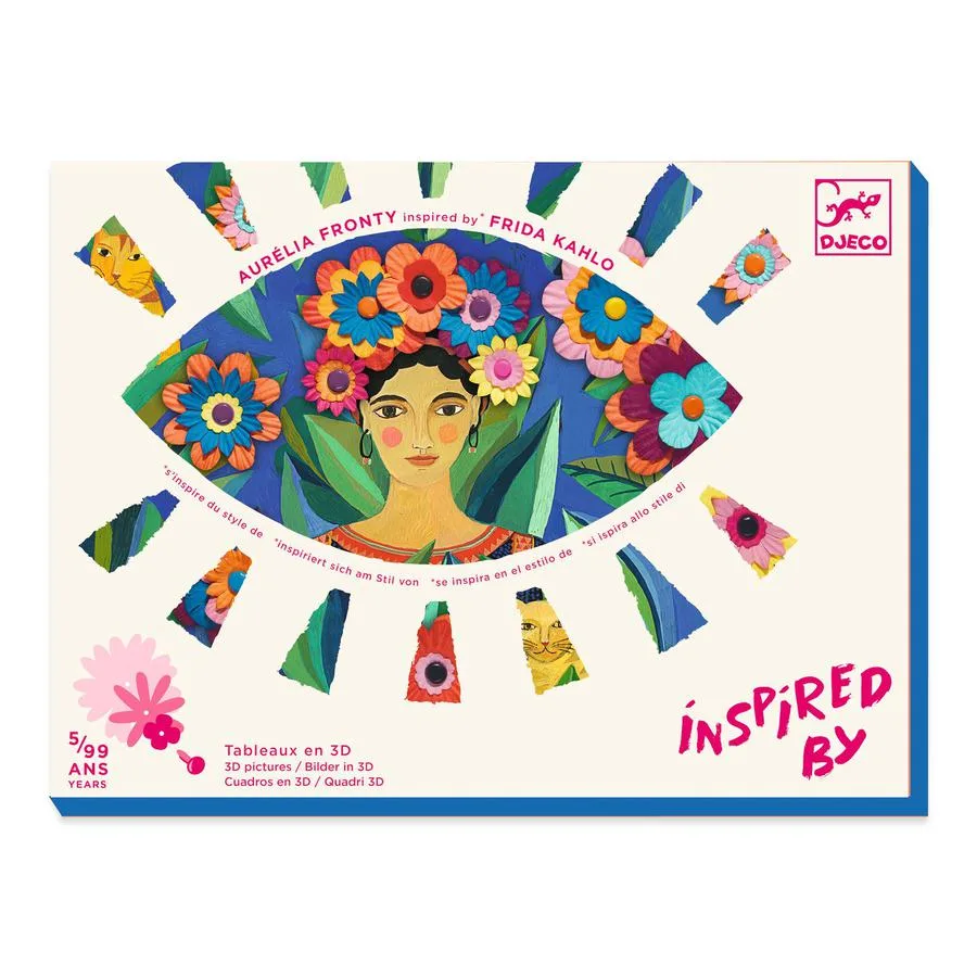 Tableaux en 3D Coyoacan - Inspired by Frida Kahlo
