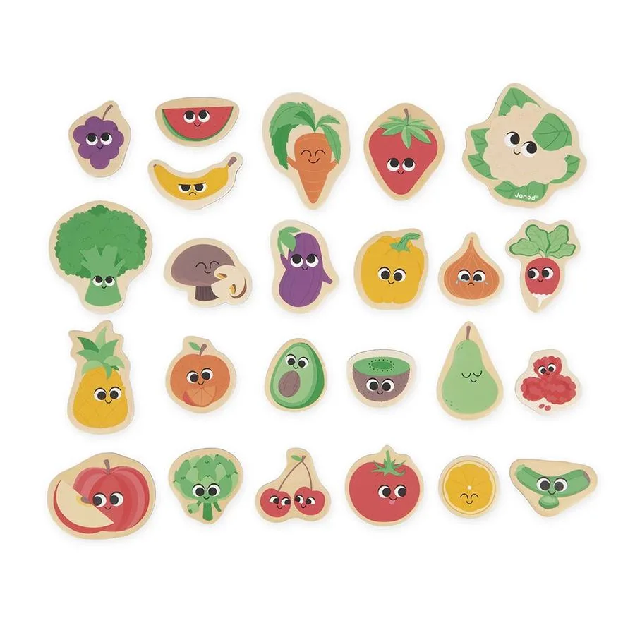 Magnets Fruits et Légumes 24 pièces – Image 3