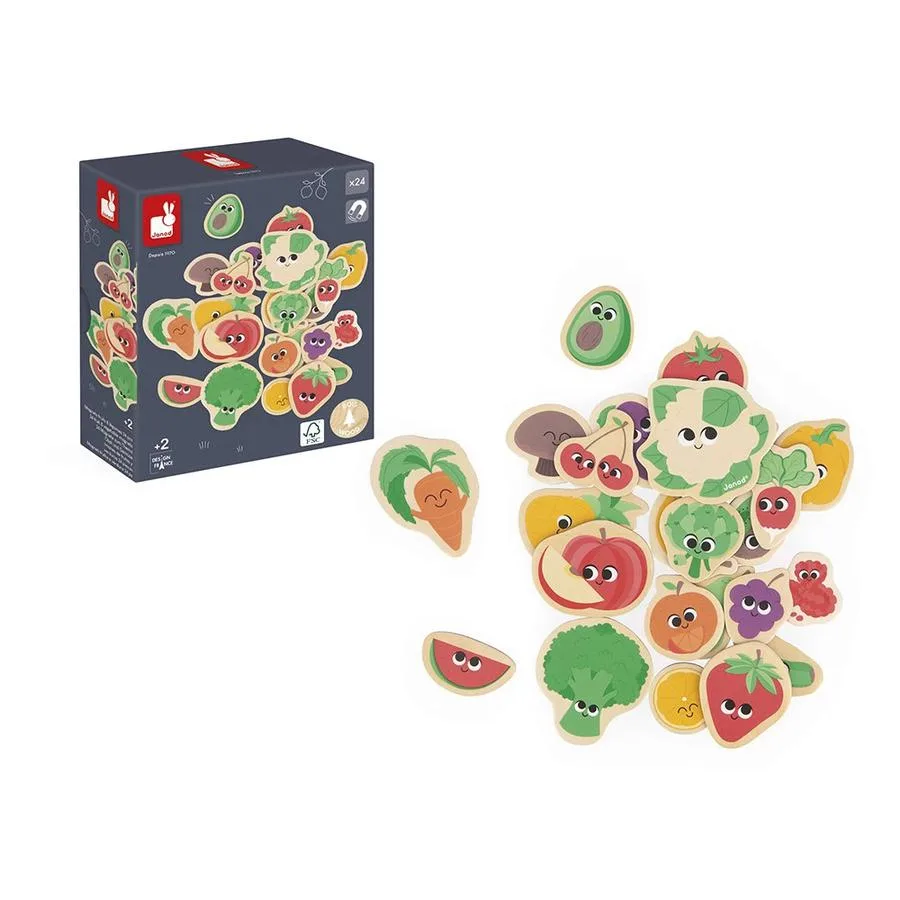 Magnets Fruits et Légumes 24 pièces – Image 4