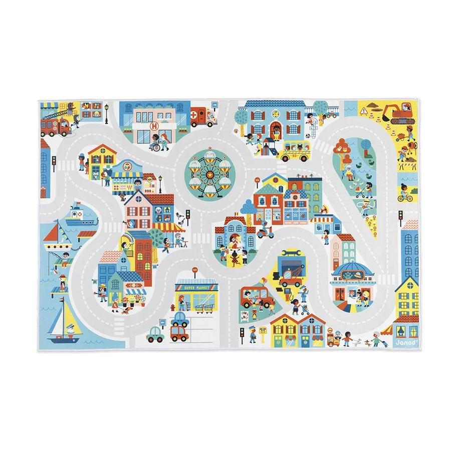 Tapis avec circuit Ville - Cross Roads