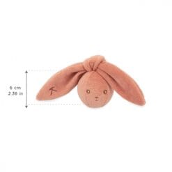 Balle hochet lapin terracotta – Image 3