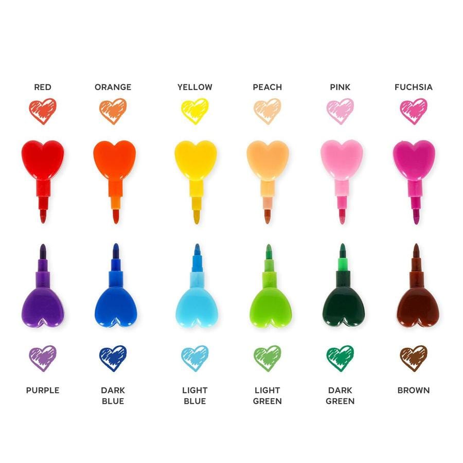 12 crayons de couleur empilables - Dream in Colour – Image 2