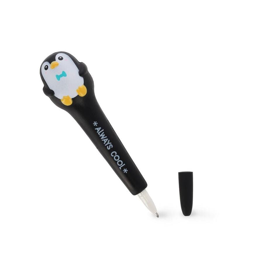 Stylo à encre gel antistress PINGOUIN encore noire – Image 2