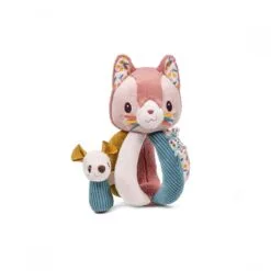 Hochet à poignées Jeanne le chat