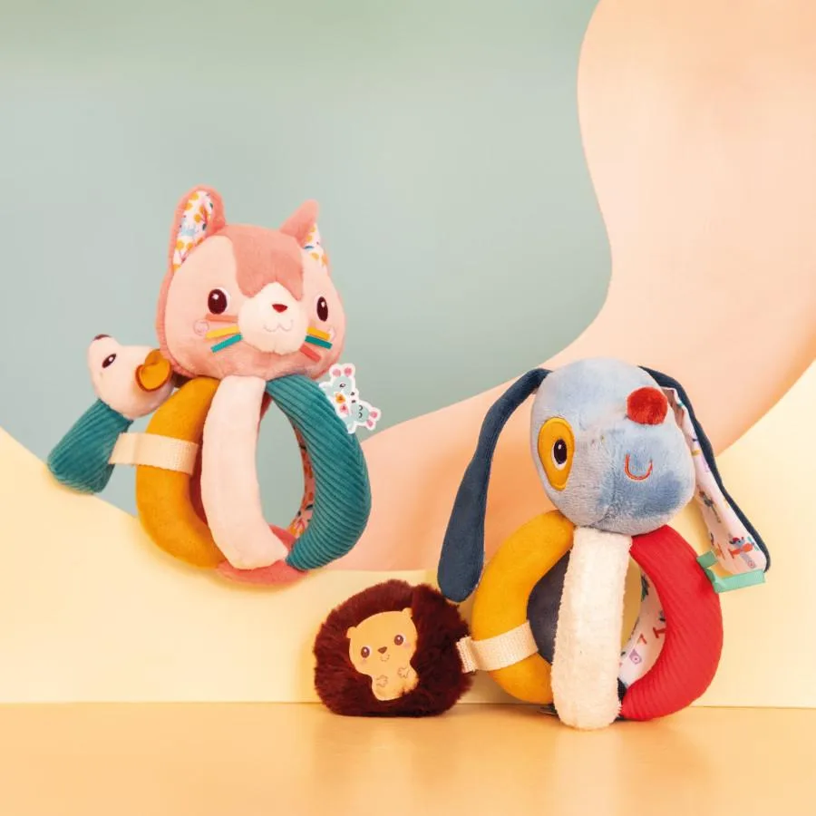 Hochet à poignées Jeanne le chat – Image 2
