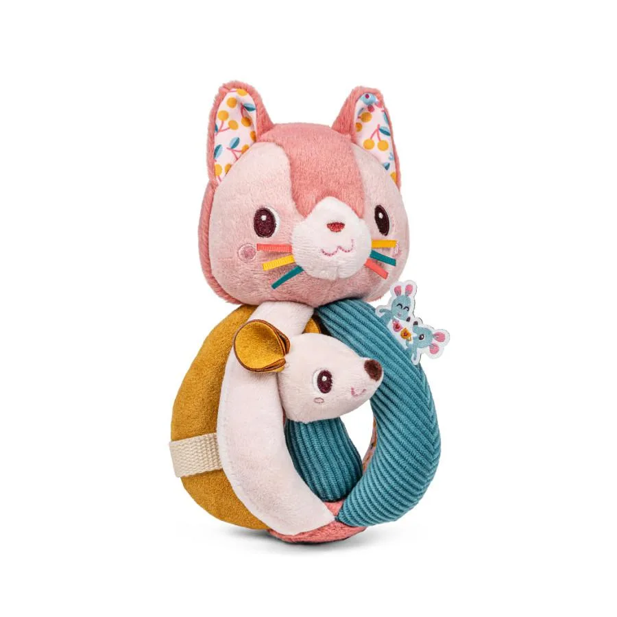 Hochet à poignées Jeanne le chat – Image 3
