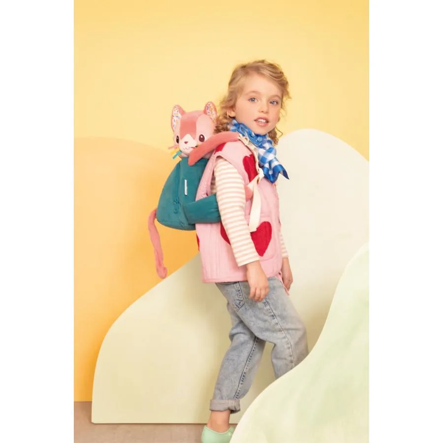 Sac à dos doux Jeanne le chat – Image 2