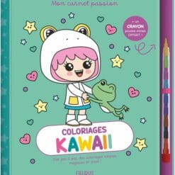 Coloriages kawaii - Avec 1 crayon pousse-mine offert !