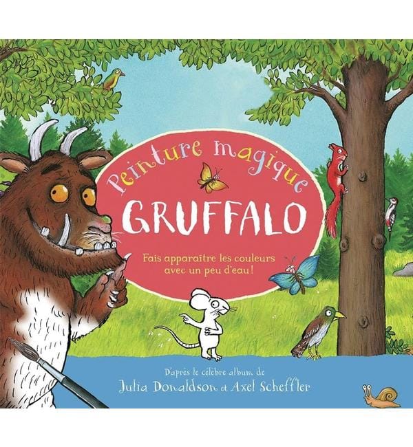 Gruffalo. Peinture magique, avec un pinceau