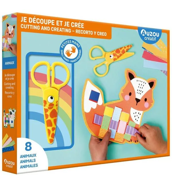 Je découpe et je crée - 8 animaux