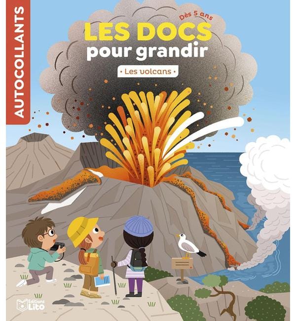 Les volcans - Autocollants
