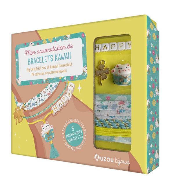 Mon accumulation de bracelets kawaii - Auzou bijoux