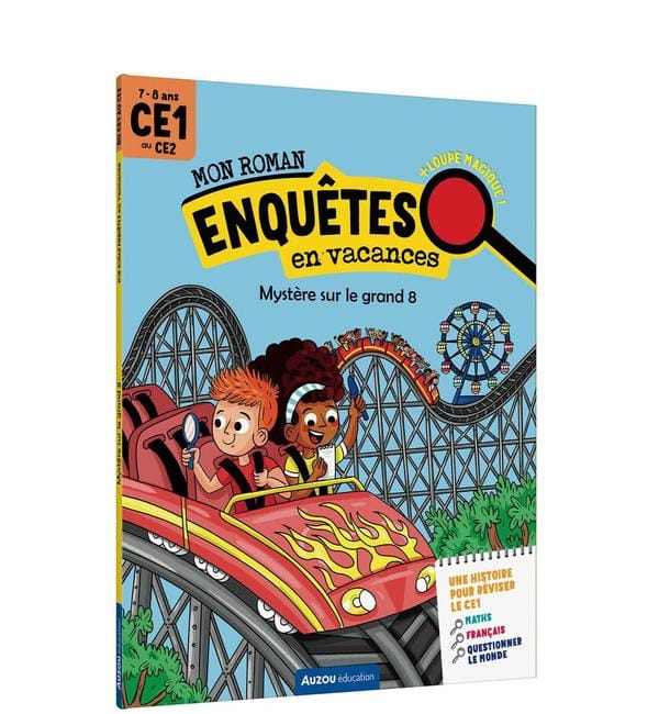 Mon roman enquêtes en vacances du CE1 au CE2 - Mystère sur le grand 8