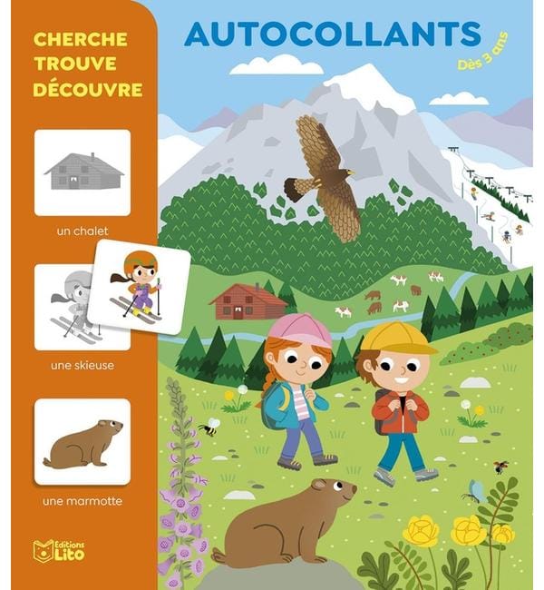 La montagne : autocollants : dès 3 ans