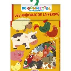 Les animaux de la ferme : 80 gommettes autocollantes