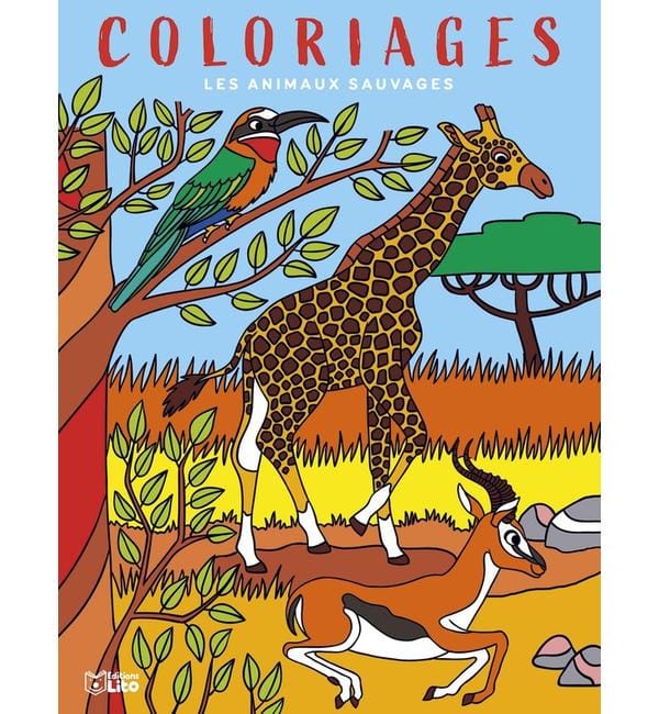 Les animaux sauvages : coloriages
