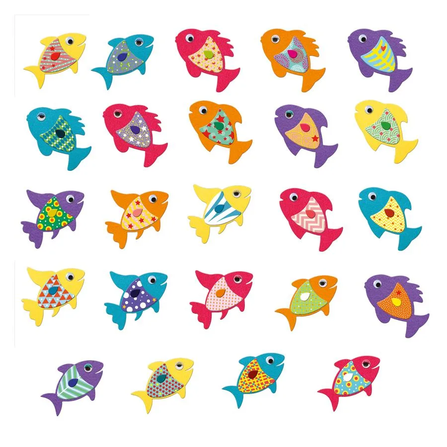 Créer avec des gommettes - J'aime les poissons – Image 2