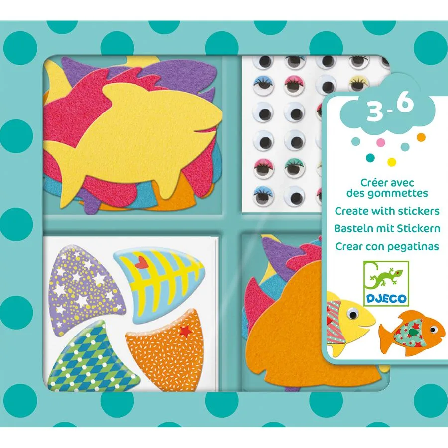 Créer avec des gommettes - J'aime les poissons – Image 4