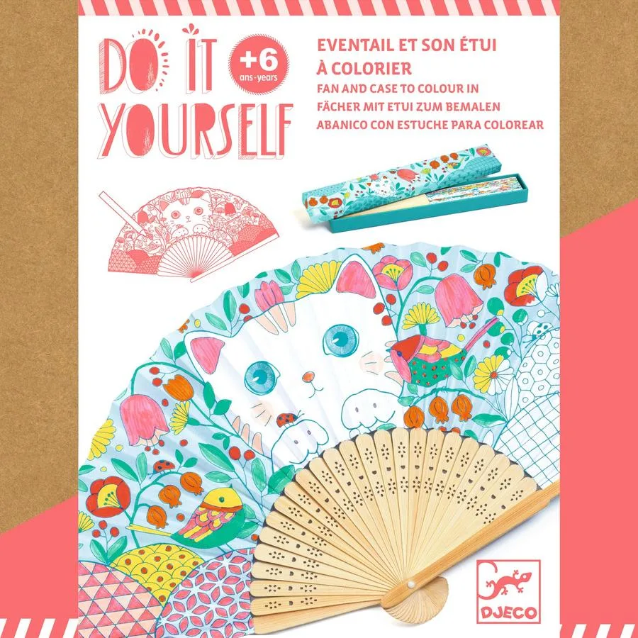 Eventail et son étui à colorier Koneko - Do It Yourself – Image 5