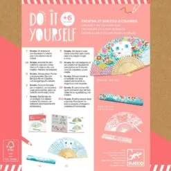 Eventail et son étui à colorier Koneko - Do It Yourself – Image 6