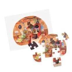 4 mini puzzles Une belle journée (4x12 pièces) Les Minouchkas – Image 3