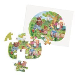 4 mini puzzles Une belle journée (4x12 pièces) Les Minouchkas – Image 4