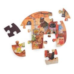 4 mini puzzles Une belle journée (4x12 pièces) Les Minouchkas – Image 9