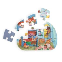 4 mini puzzles Une belle journée (4x12 pièces) Les Minouchkas – Image 10
