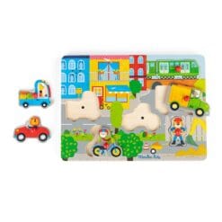 Puzzle sonore ville en bois Les Popipop – Image 3