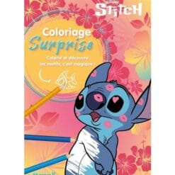 Disney Stitch : Coloriage surprise : Colorie et découvre les motifs, c'est magique !