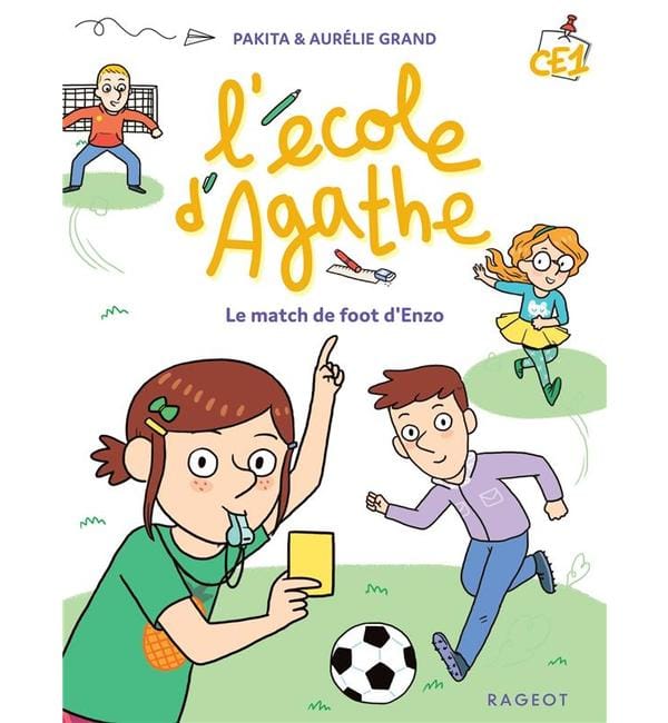 L'école d'Agathe CE1. Le match de foot d'Enzo