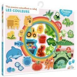 Mes premiers autocollants en relief : les couleurs