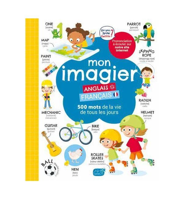 Mon imagier anglais-français : 500 mots de la vie de tous les jours
