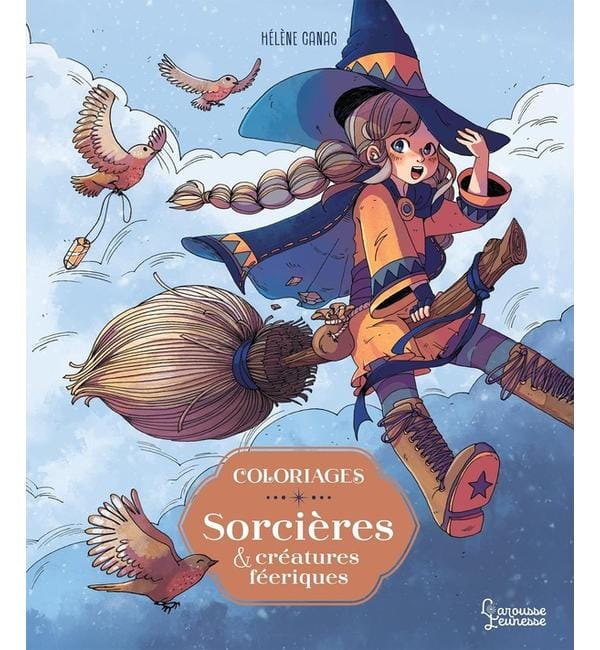 Coloriages : Sorcières et créatures féériques