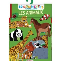 Les animaux : 80 gommettes autocollantes