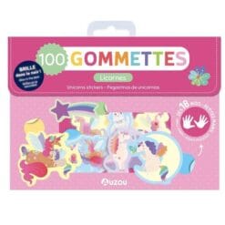 Ma pochette de 100 gommettes Licornes : qui brillent dans le noir