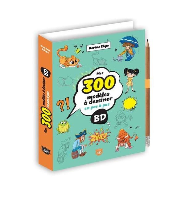 Mes 300 modèles à dessiner en pas à pas : BD