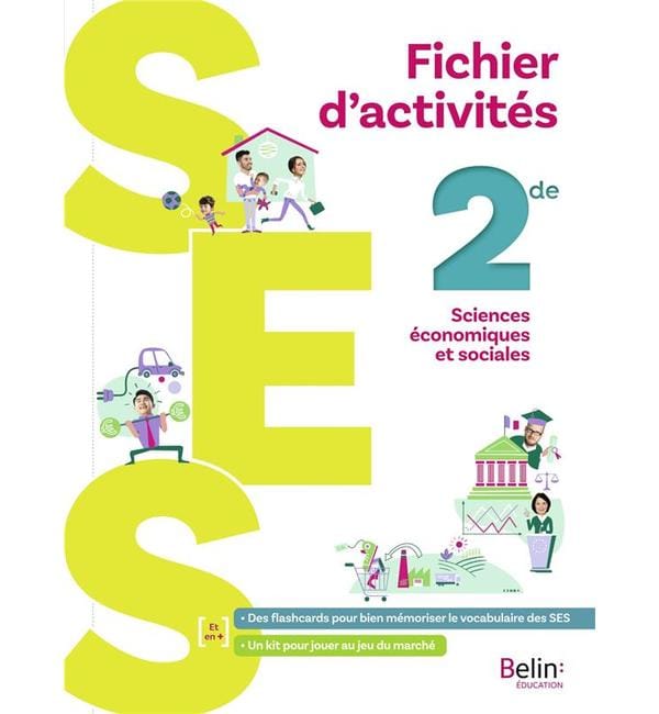 SES, sciences économiques et sociales 2de : fichier d'activités