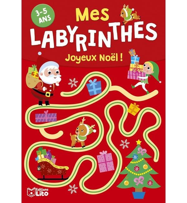 Joyeux Noël ! : mes labyrinthes : 3-5 ans