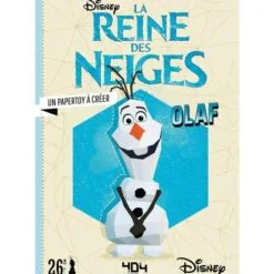 La reine des neiges, Olaf : un papertoy à créer