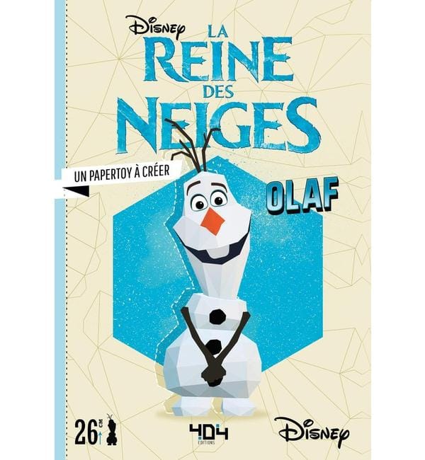 La reine des neiges, Olaf : un papertoy à créer
