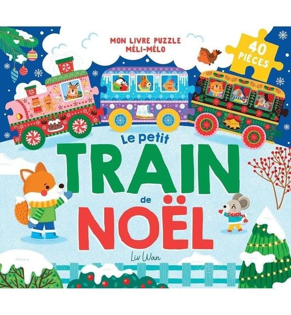 Le petit train de Noël : 40 pièces