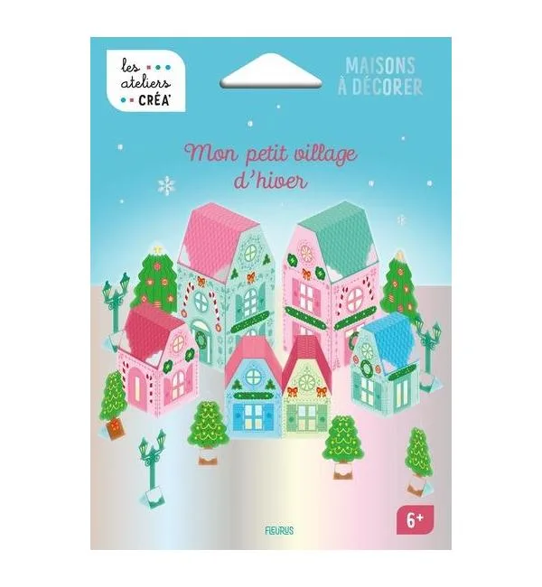 Mon petit village d'hiver : maisons à décorer